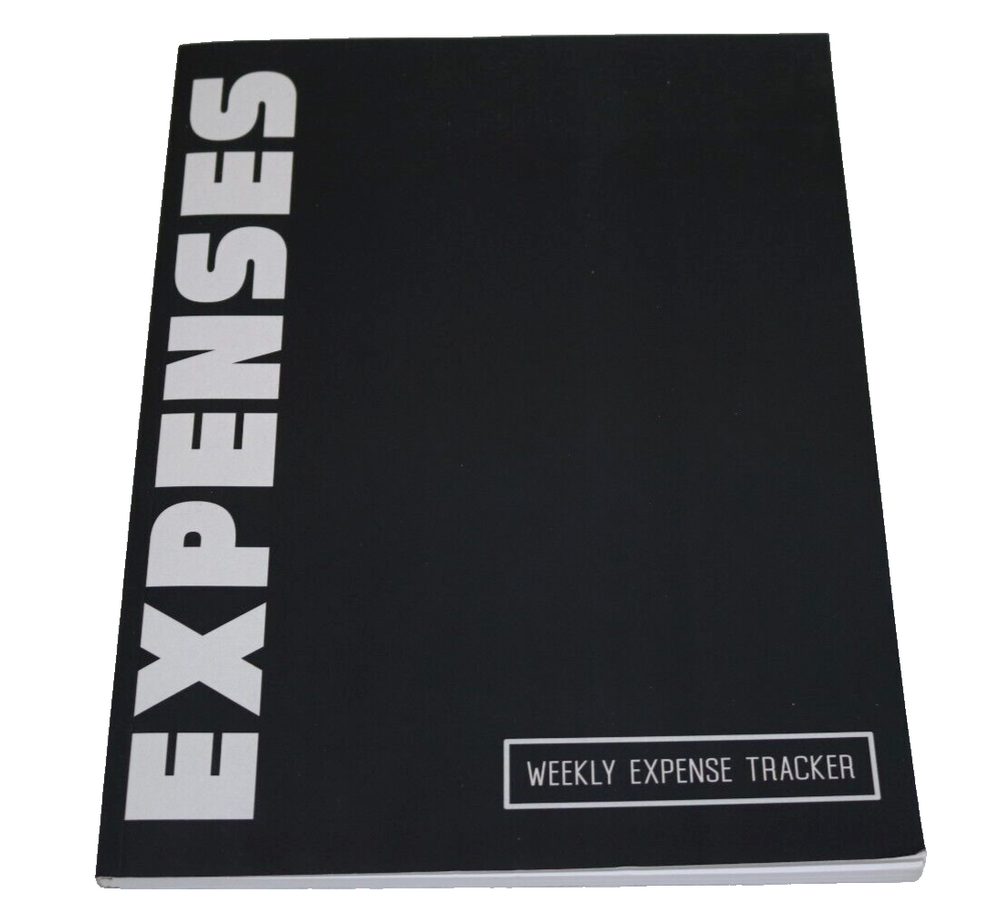 Weekly Expense Tracker Book Journal Log Book 8.5