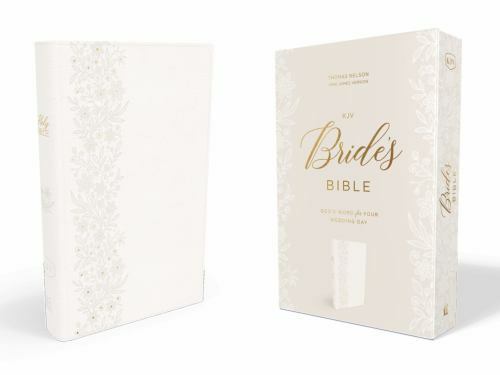 KJV Bride's Bible Red Letter Edition [White] by Thomas Nelson (2019,...