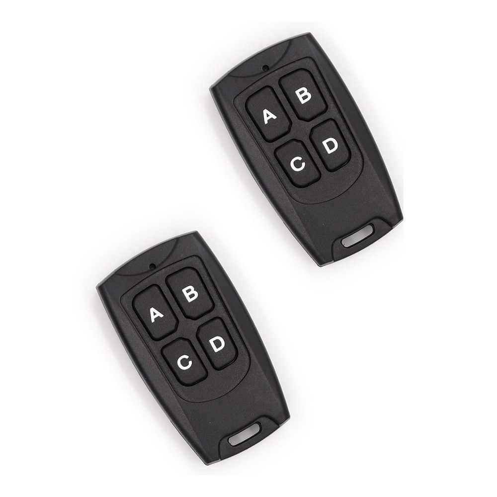Secure Rolling Code Remotes 2 Pack with KIT-1 & KIT-2 TX-134 for Enhanced Home Security