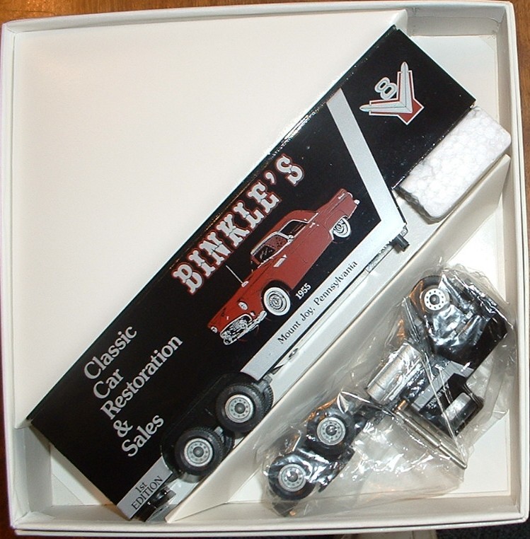 Binkle's Classic Car Restoration '55 Thunderbird Winross Truck