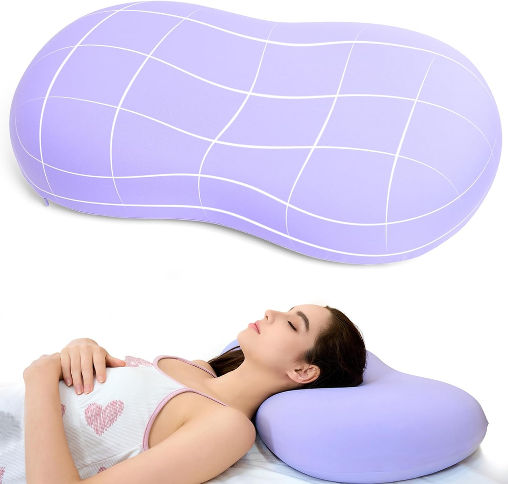 Memory Foam Pillows - Cervical Neck Pillows for Pain Relief, Ergonomic Contour P
