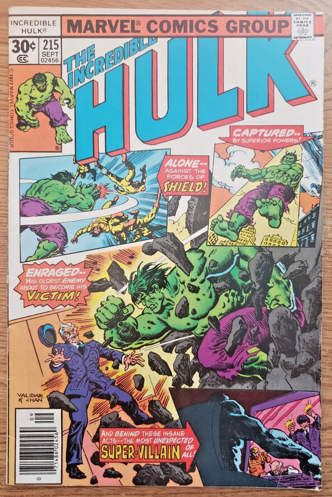 Incredible Hulk #215 VF 7.0 