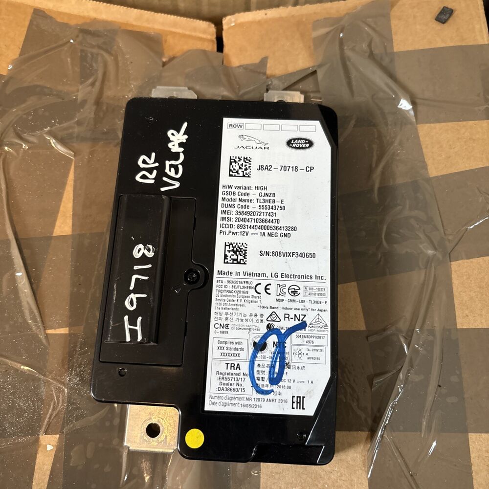 2019 LAND ROVER RANGE ROVER 448DT 4.4L Diesel ECU Telematics Control Module