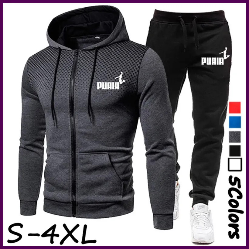 Punk Street Hoodie and Pants Set for Outdoor Self-Expression