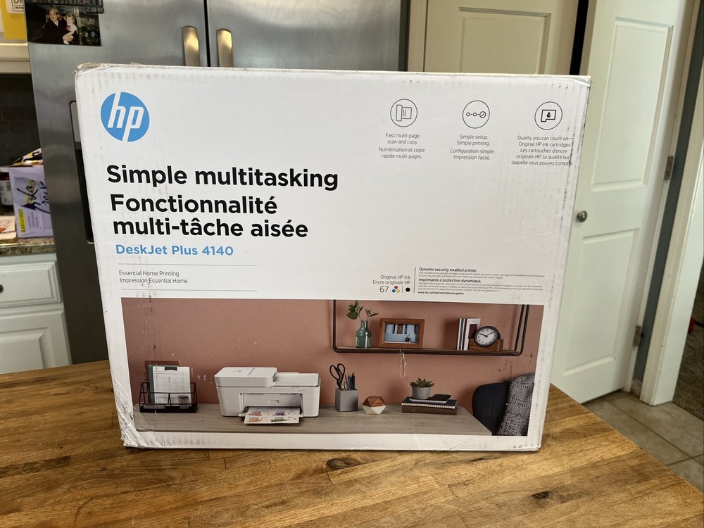 HP DeskJet Plus 4140  Multi Function All in One Printer