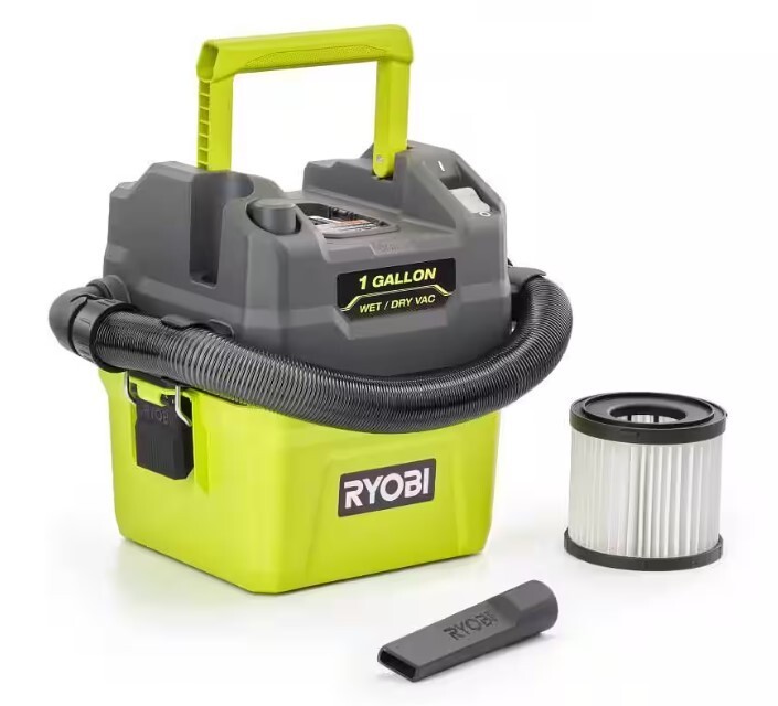 RYOBI ONE+ 18V Cordless 1 Gal. Wet/Dry Vacuum (Tool Only)