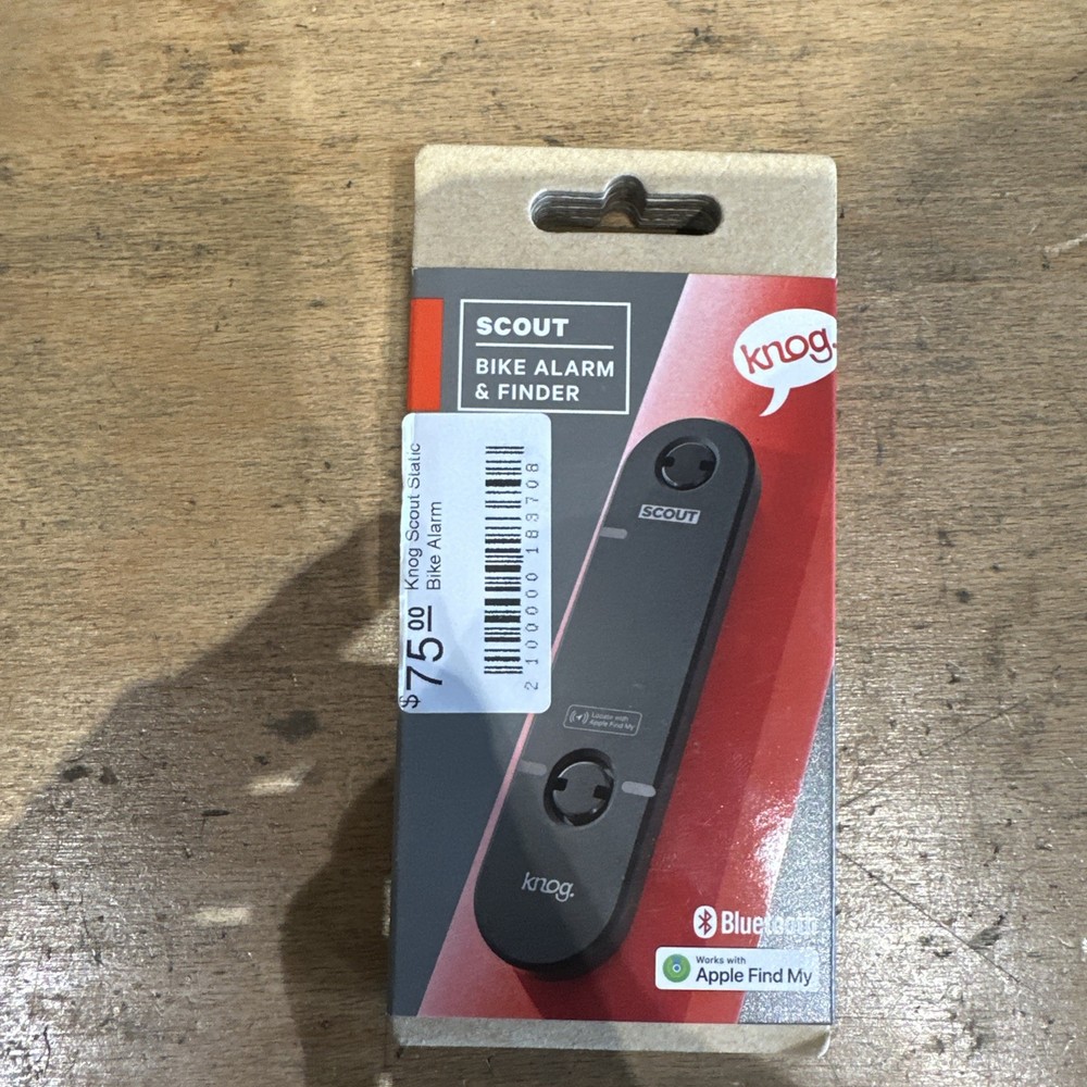 KNOK Scout Bike Alarm & Tracker with Apple Find My Bluetooth Security