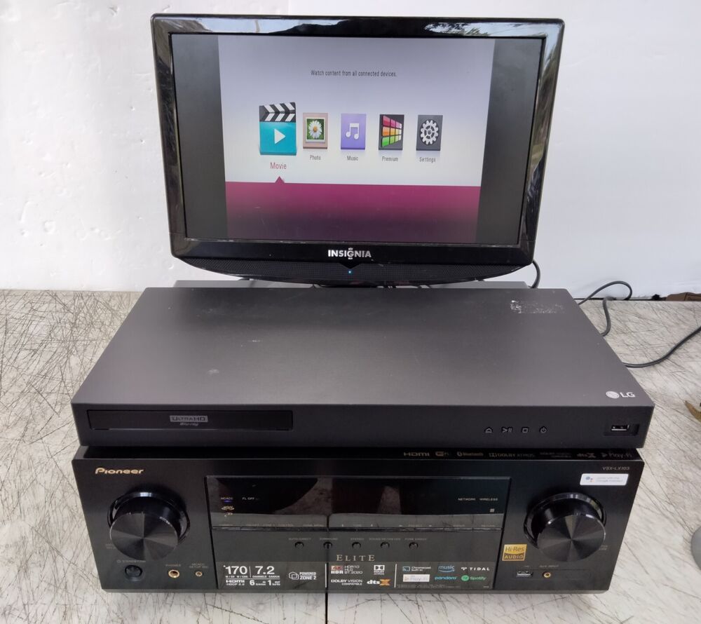 Pioneer Elite VSX-LX103 7.2 Channel Network AV Receiver - Black VSXLX103 | Works