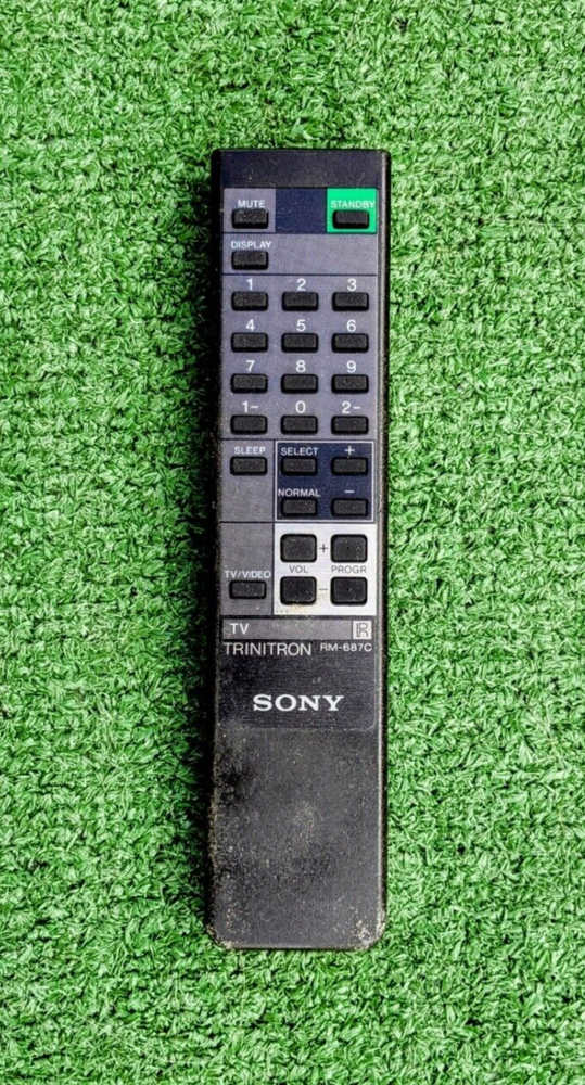Genuine Vintage Sony OEM RM-687 Remote Control Trinitron TV/Video Tested GUC
