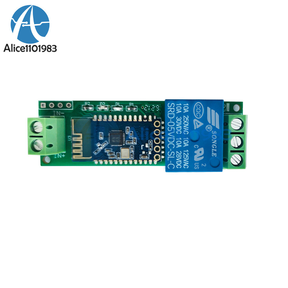 DC 12V 1 Channel Bluetooth Relay Module APP Control Switch IoT Smart Home-image