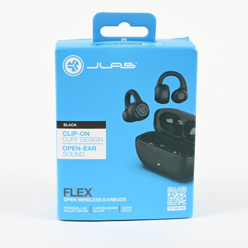 JLab Flex Open Wireless Earbuds with Comfortable Open-Ear Design