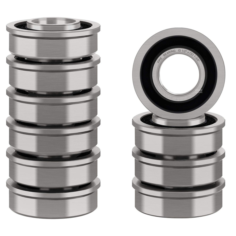 10 Pack Flanged Ball Bearing ID 1/2