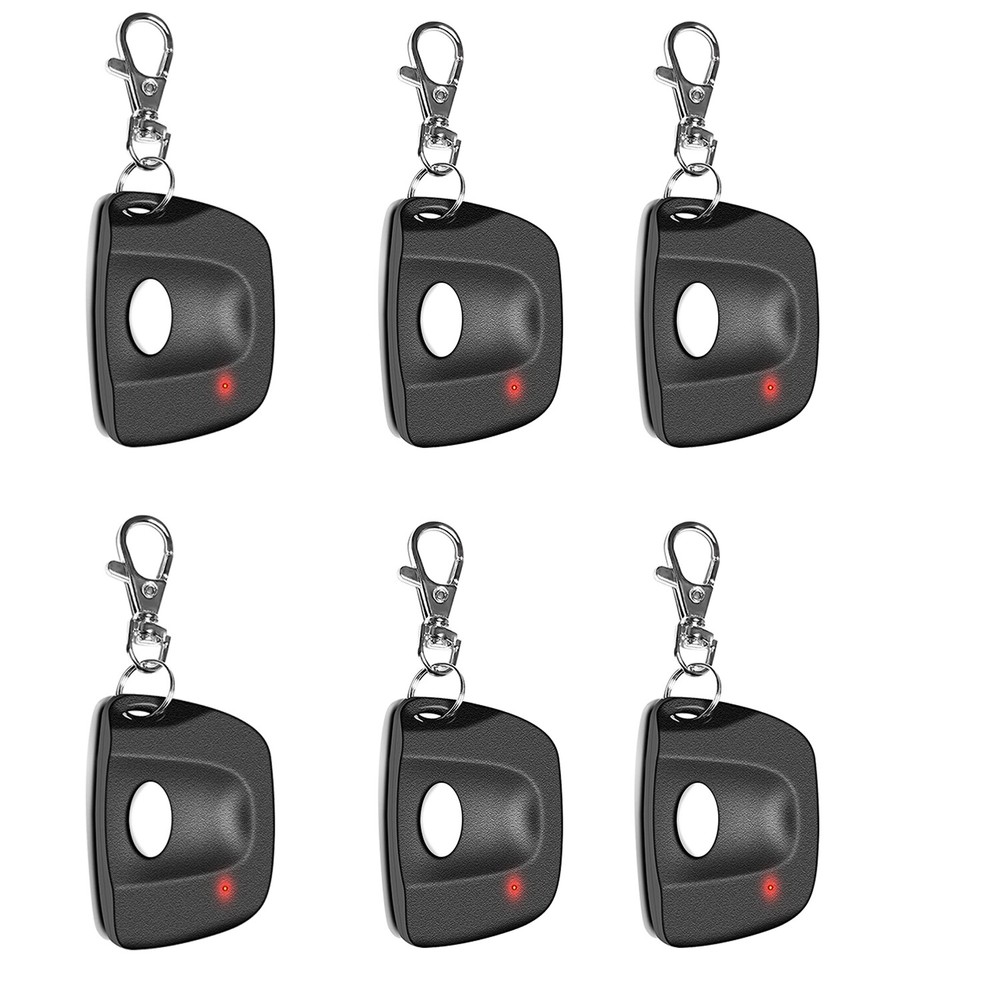 6-Pack Garage Door Remotes for Linear Delta 310MHz Gate Openers with 8 Dip