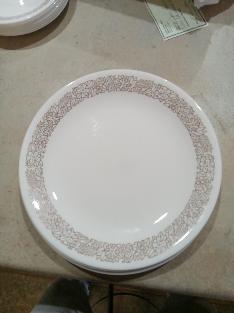 Vintage Corelle Woodland Brown 10