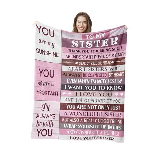 Sister Gifts, Gifts for Sister, Sister Birthday Gifts, Medium Pink-sister