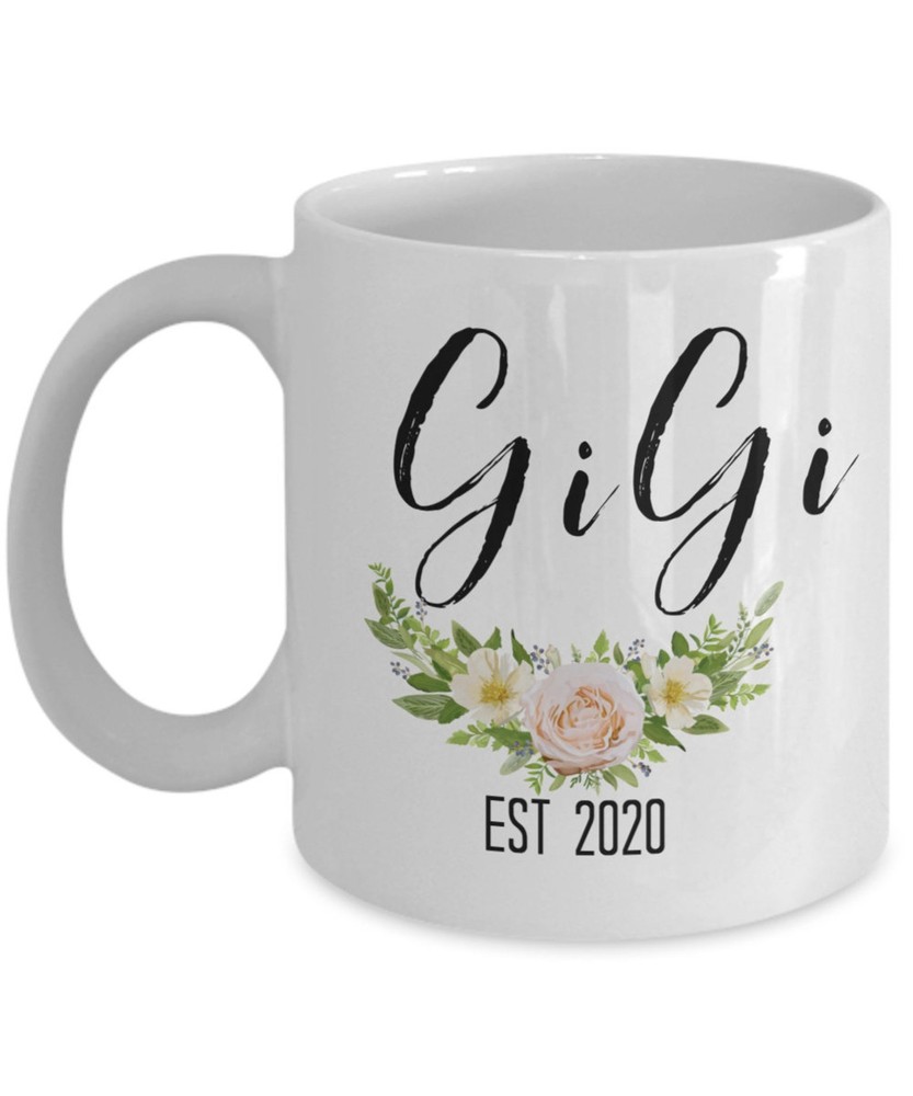 Personalized Gigi Mug for New Grandmas Mother’s Day Gift Inspirational Coffee Cup