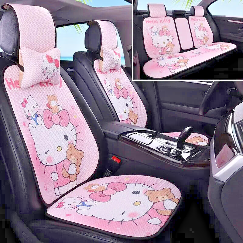 Hello Kitty Cinnamoroll Car Seat Cover Interior Decoration Set Full Set