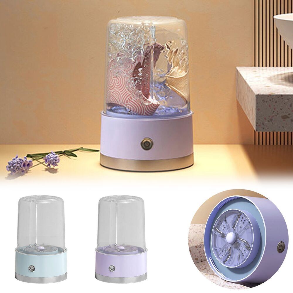 Wireless Mini Washing Machine For Dormitory  Portable Small Washer