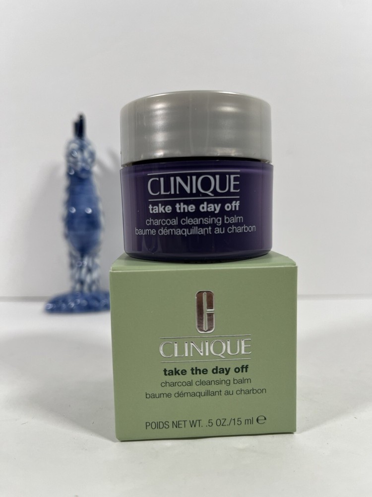 Clinique Charcoal Cleansing Balm Travel Size 0.5oz New In Box