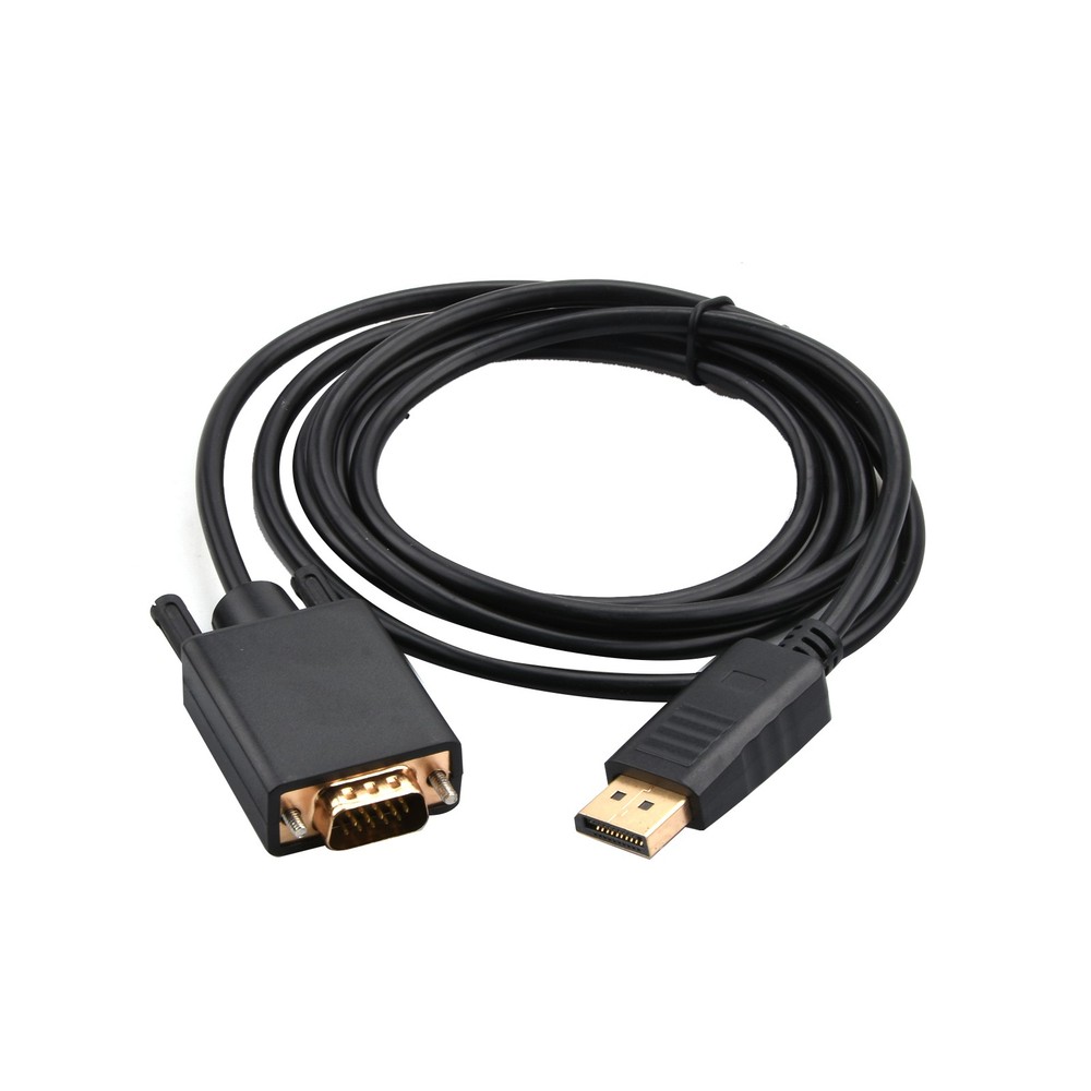 1080P DP to VGA Adapter Cable Male DisplayPort to VGA Converter
