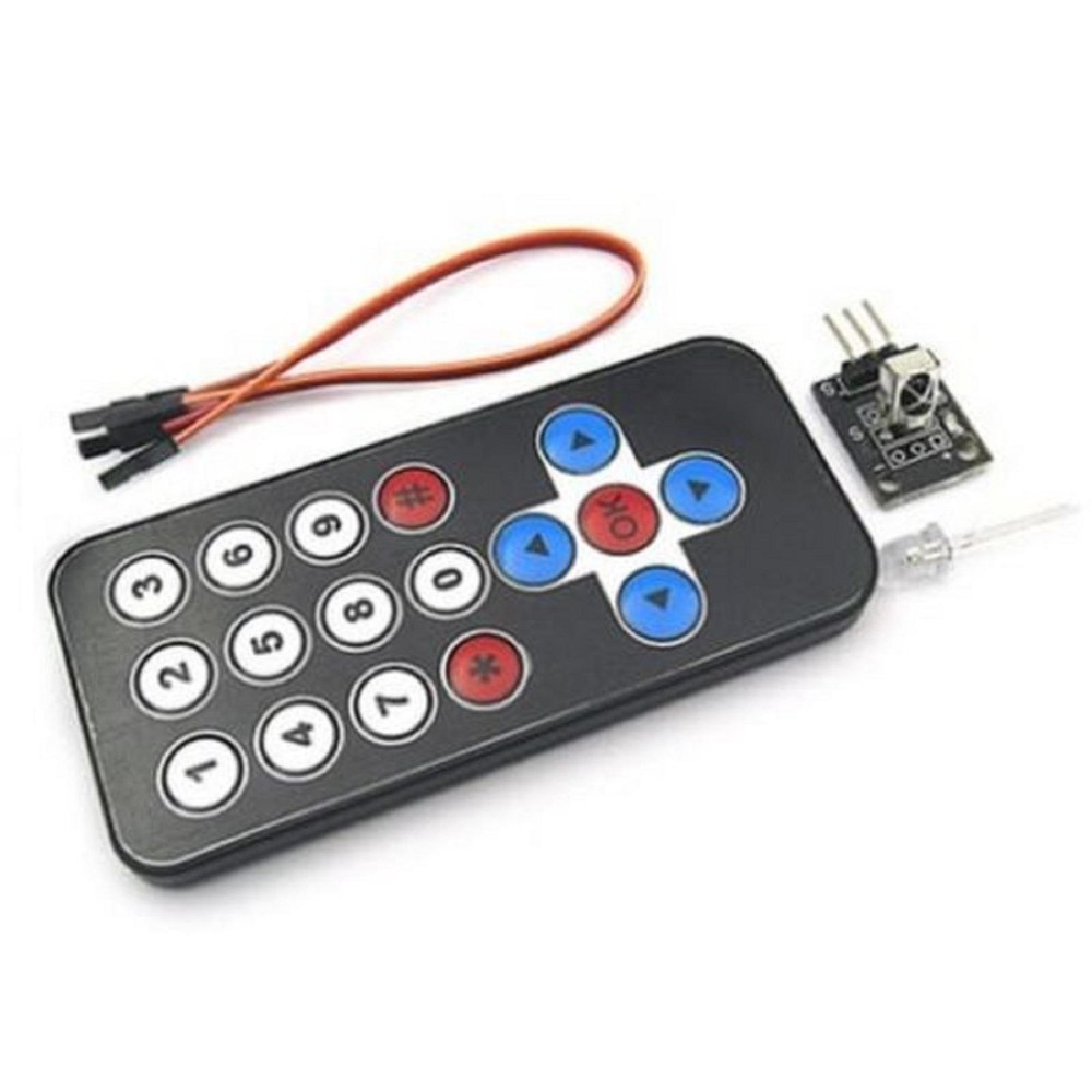 DIY 38kHz IR Wireless Remote Control Module Kit HX1838 for Arduino Projects