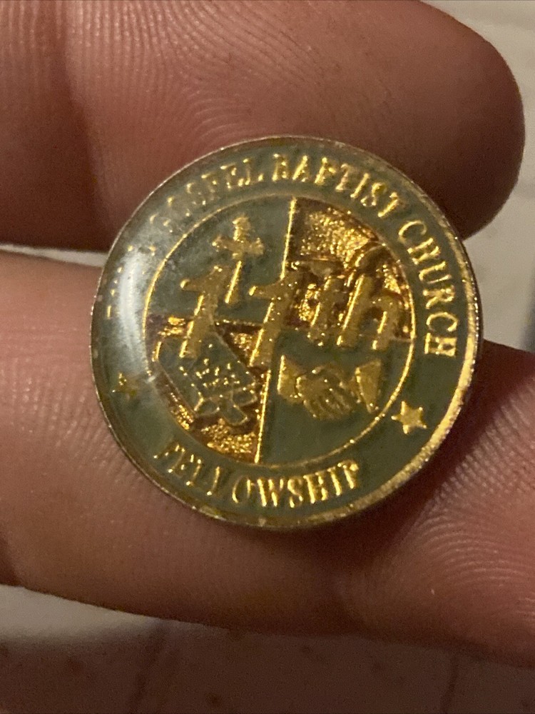 Vintage 11th Full Gospel Baptist Church Fellowship Pin Very Rare Item!!!