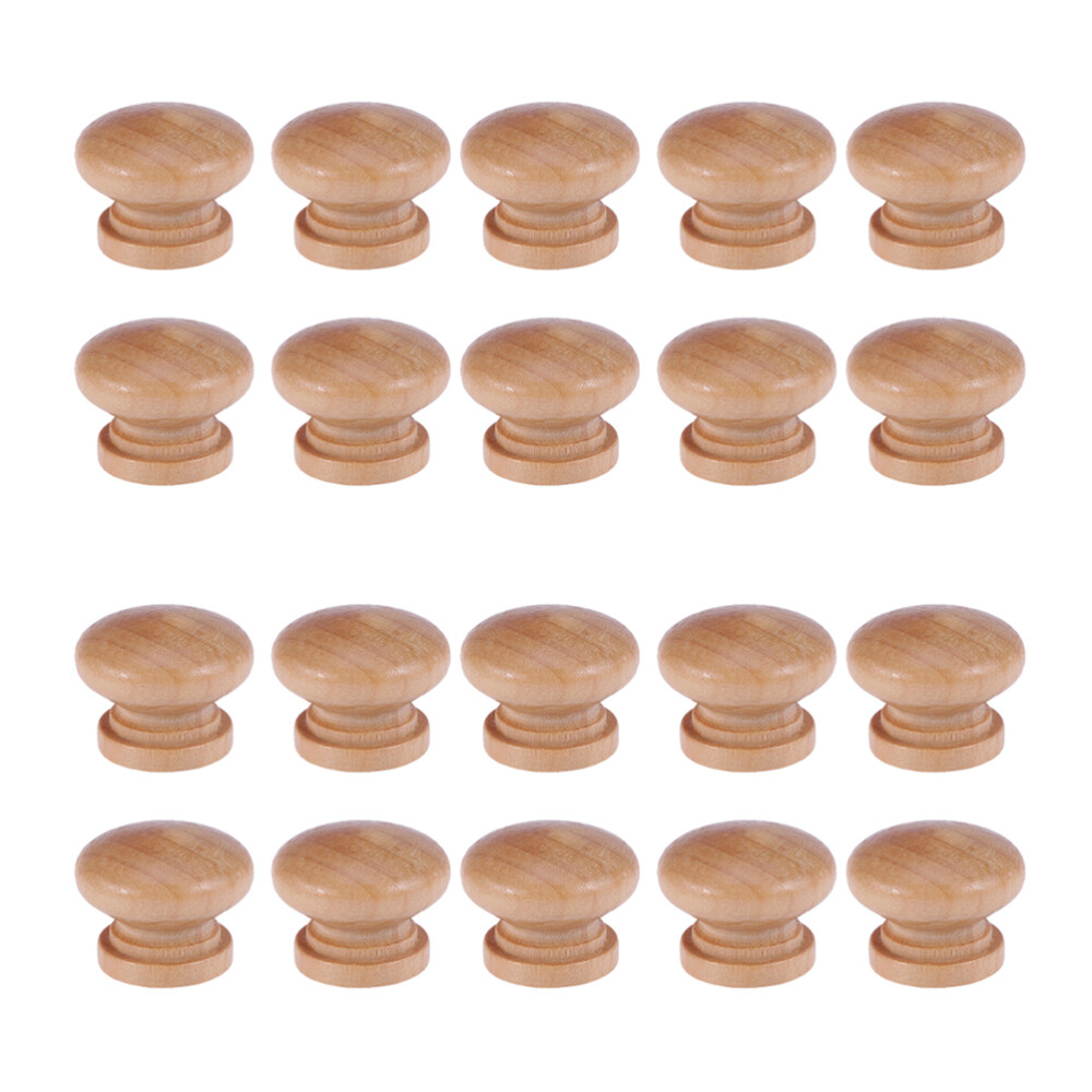 20 PCS Round Single Hole Circular Pull Knobs Stylish Furniture Drawer Handle