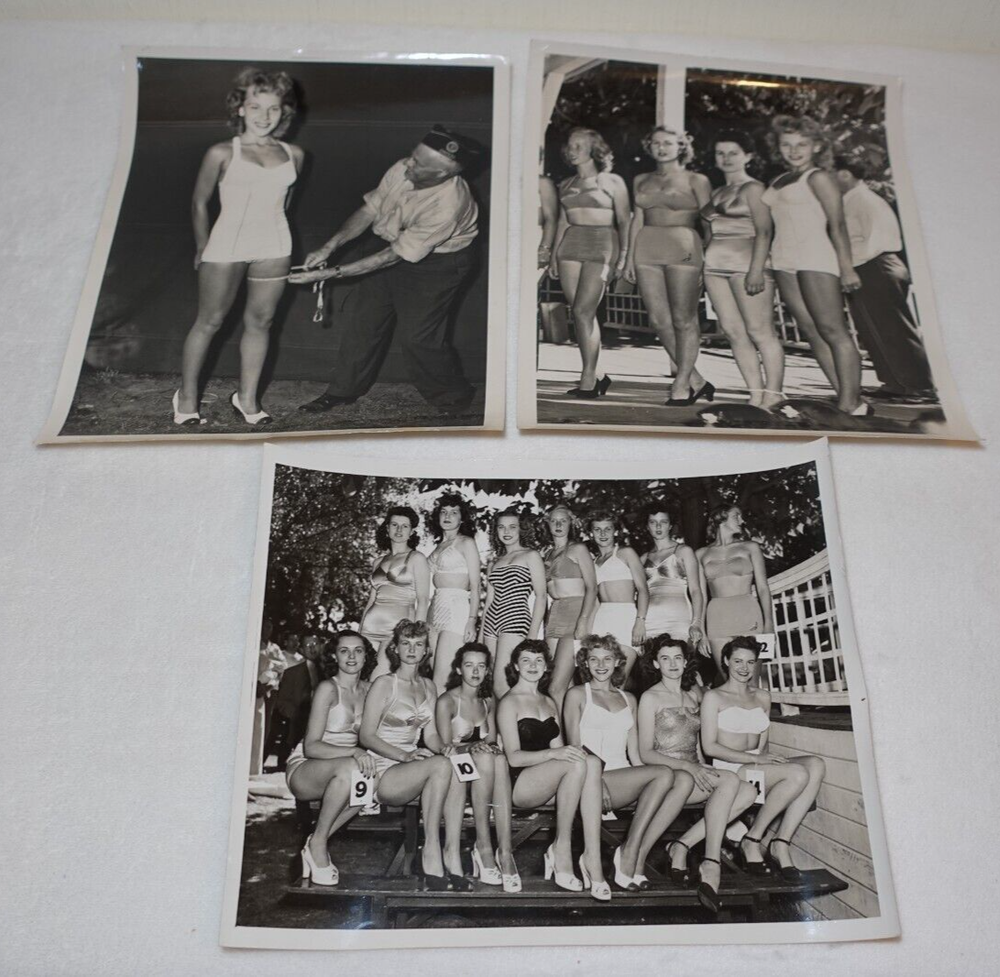 Women Models Beauty Pageant Oregon Vintage Original Photo Lot - 3 Pictures