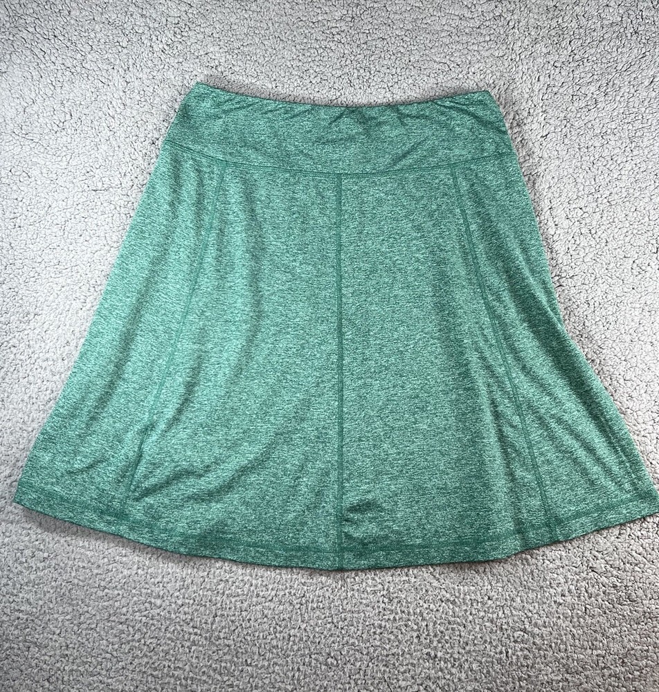 Patagonia Skirt Women’s Medium Green A-Line Stretch Hiking Knee Length Gorpcore