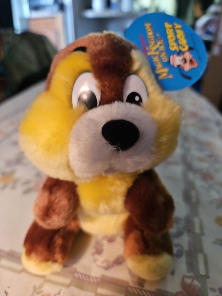 Vintage Walt Disney Chip n Dale Plush Stuffed Animal Chipmunk Magic Kingdom