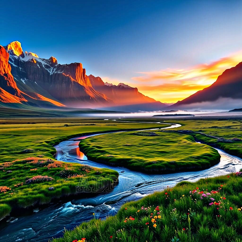 AI Art Digital Wallpaper Background for Desktop & Devices-image