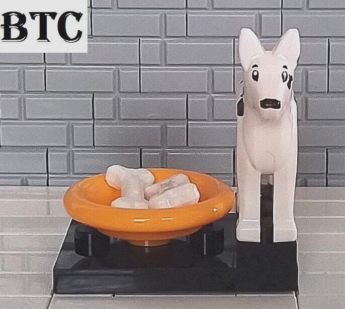 LEGO City 60024 Dog with Bone and Feed Box Animmal!