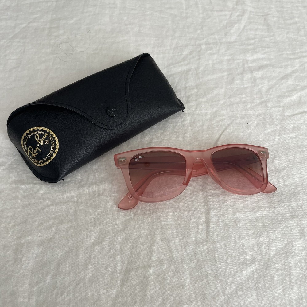 Ray-Ban LE Sunglasses Wayfarer Ice Pop Watermelon Pink RB 2140 6057/X3