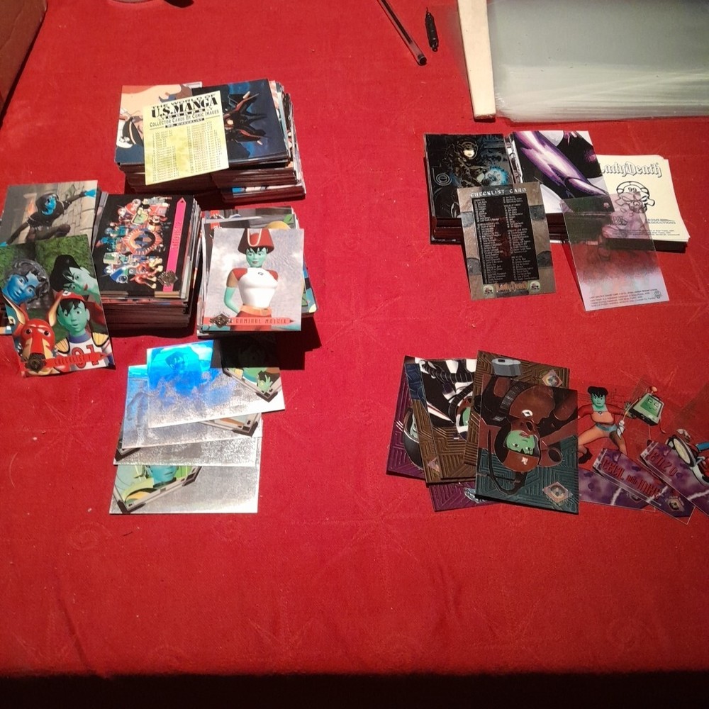 Lady Death US Manga Reboot Fleer Trading Card Bundle 6-700 Cards