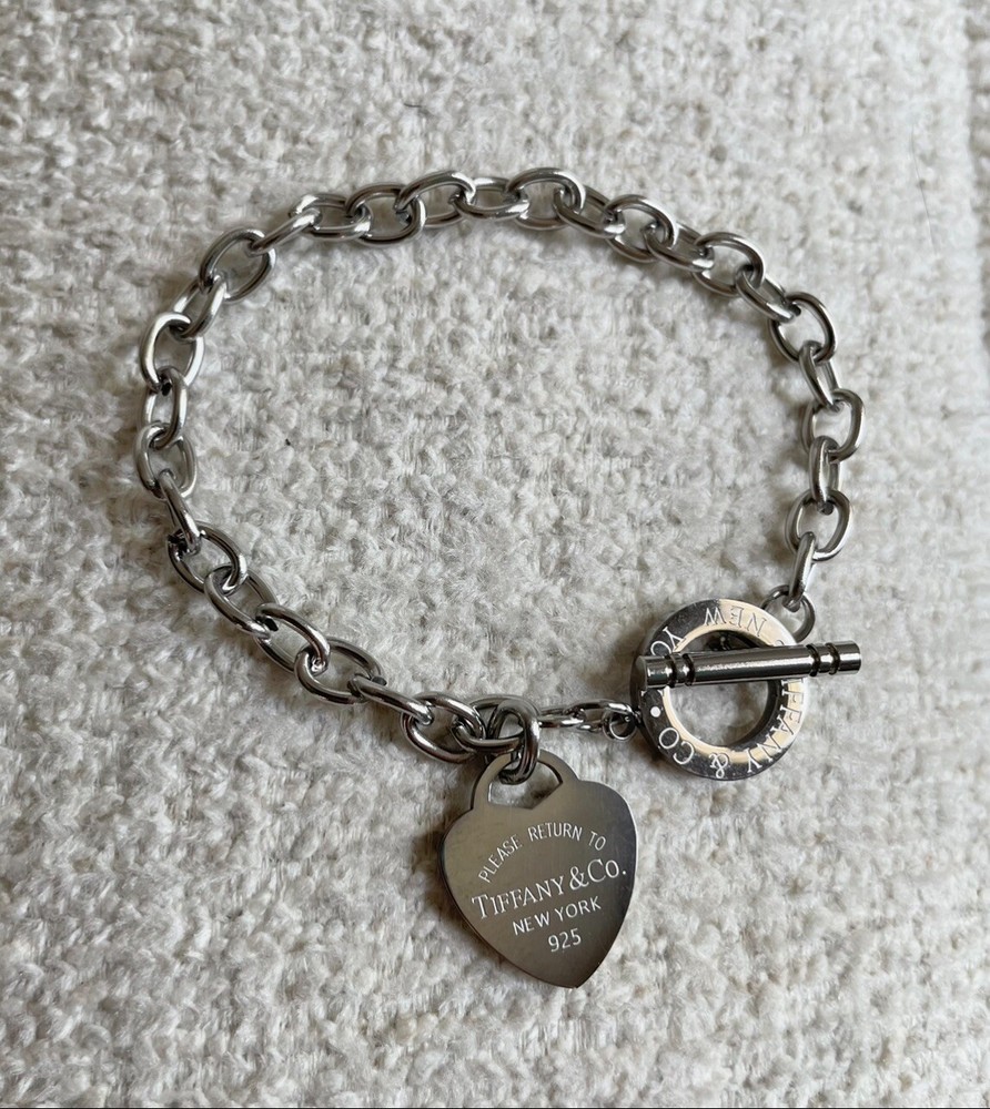 Tiffany & Co. Return To Tiffany Heart Bracelet In Silver