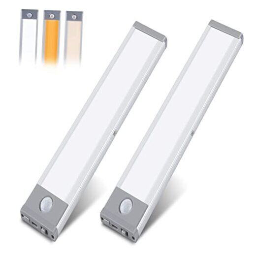 58-LED Motion Sensor Light Indoor, Motion Activated Closet Light, USB