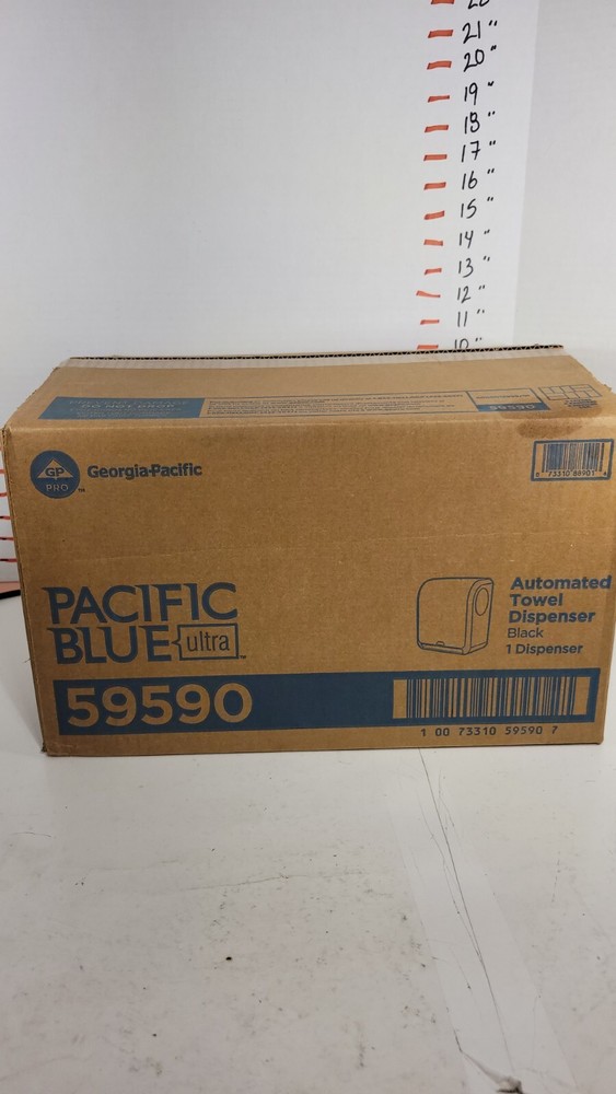 Georgia-Pacific Blue Ultra Automated Paper Towel Dispenser  Black 59590-image