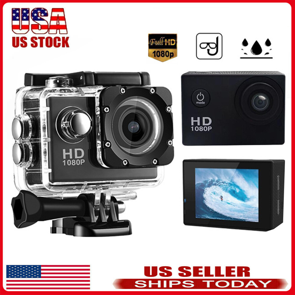 Action/Sports/Waterproof Camera HD 1080P Camcorder Black / White NEW