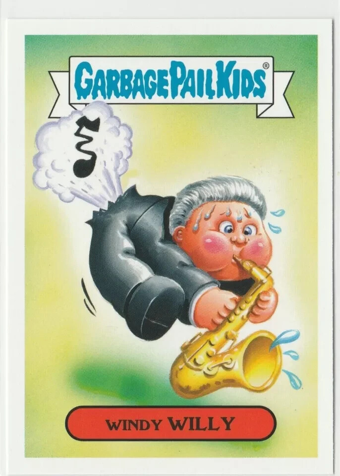 Windy Willy Garbage Pail Kids GPK 2019 We Hate the 90s Series 4b