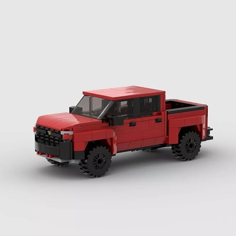 MOC LEGO Chevrolet Silverado Pickup Truck in Speed Champions Style  