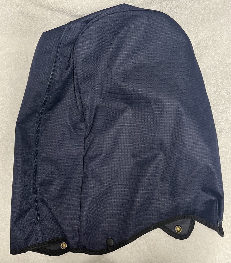 Pebble Beach Cart Bag Navy Rain Hood Replacement Cover