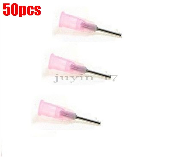 50Pcs 1.2MM Lubricating Oil Rosin Syringe Needle Plug for IC Repair