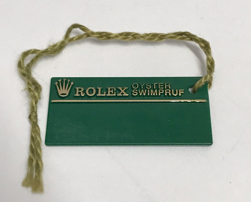 ROLEX Green Tag Oyster Swimpruf Submariner GMT Explorer 1994 95 Hangtag W907911