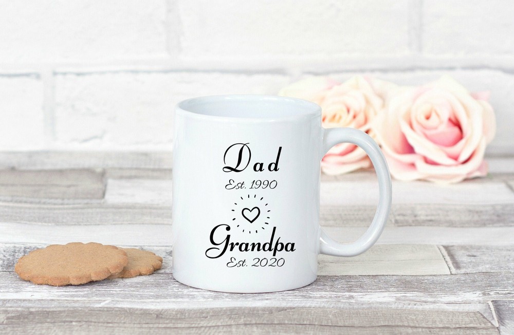 Personalized Grandpa Mug Custom Gift For Grandad Grandparents Coffee Mug