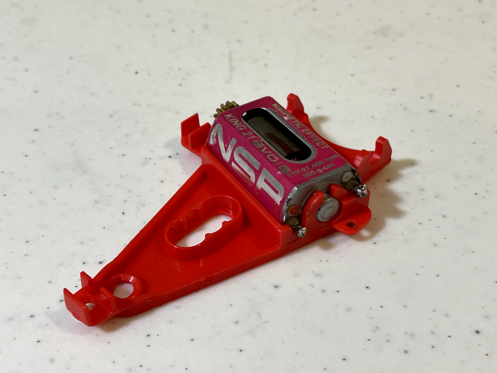 NSR King 21 EVO 3 Magnetic Effect Motor Chassis 21,400 RPM 1/32 Slot Car.