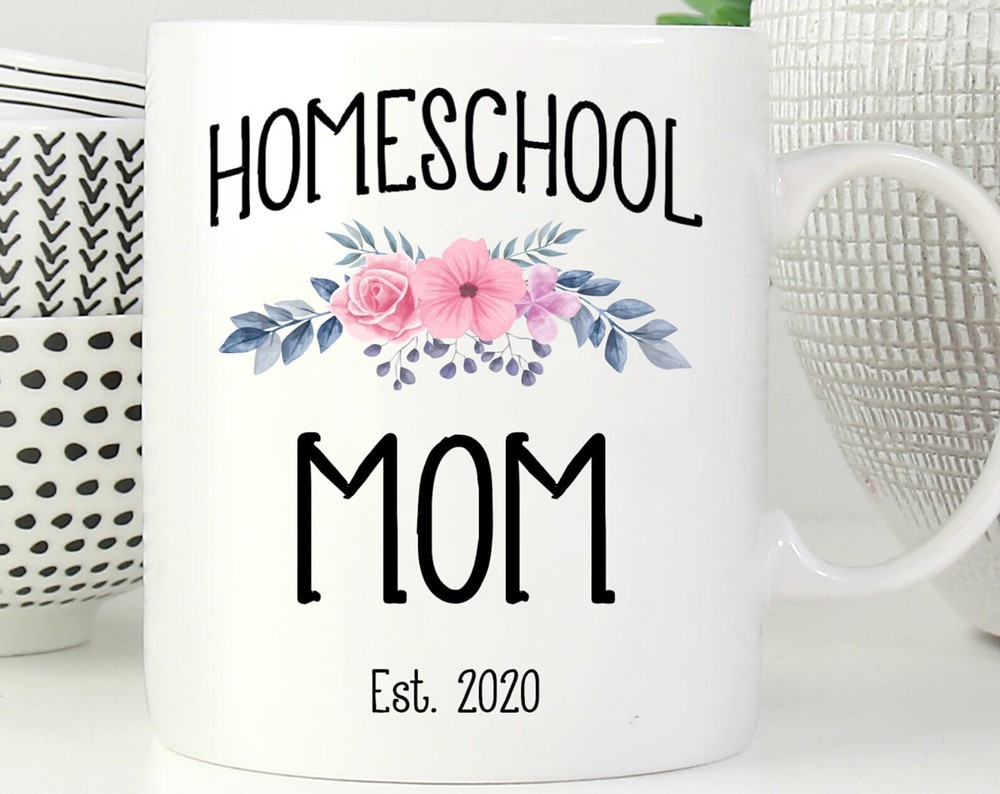 Homeschool Mom Est. Mug / Personalized Homeschooling Coffee Mug /