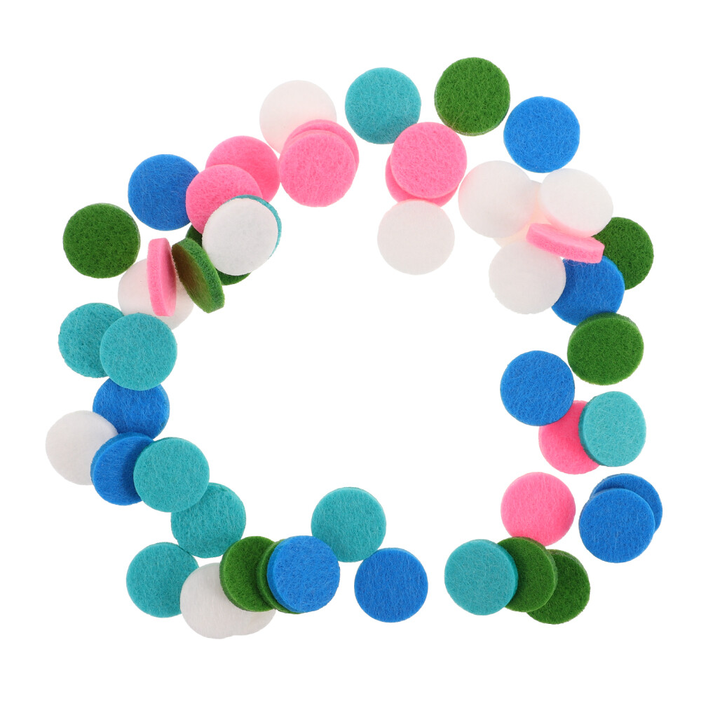 50 Aromatherapy Cotton Pads for Bracelets, Car Vents & Felt Inserts