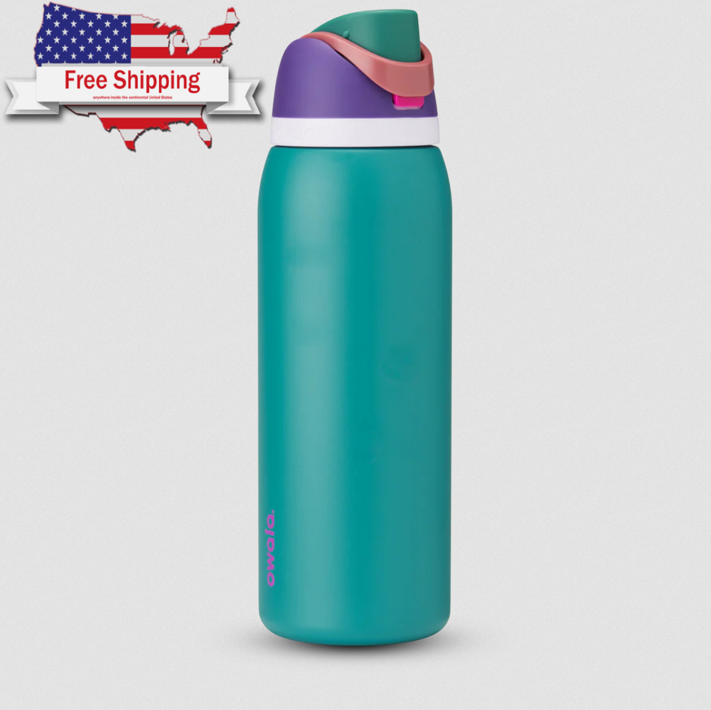 Owala 40oz FreeSip Insulated Stainless Steel Water Bottle in 80 Ski Slopes Design