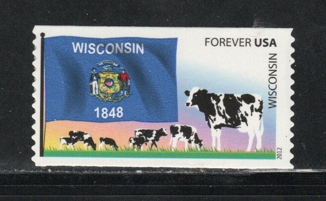 4330 *  WISCONSIN FLAG *  U.S. Postage FOREVER Stamp MNH