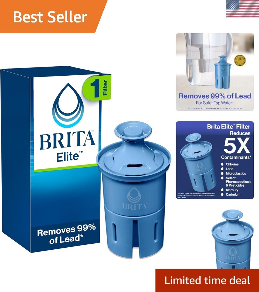 Long-Lasting Elite Water Filter Replacement - Filters 120 Gallons, 2x per Year